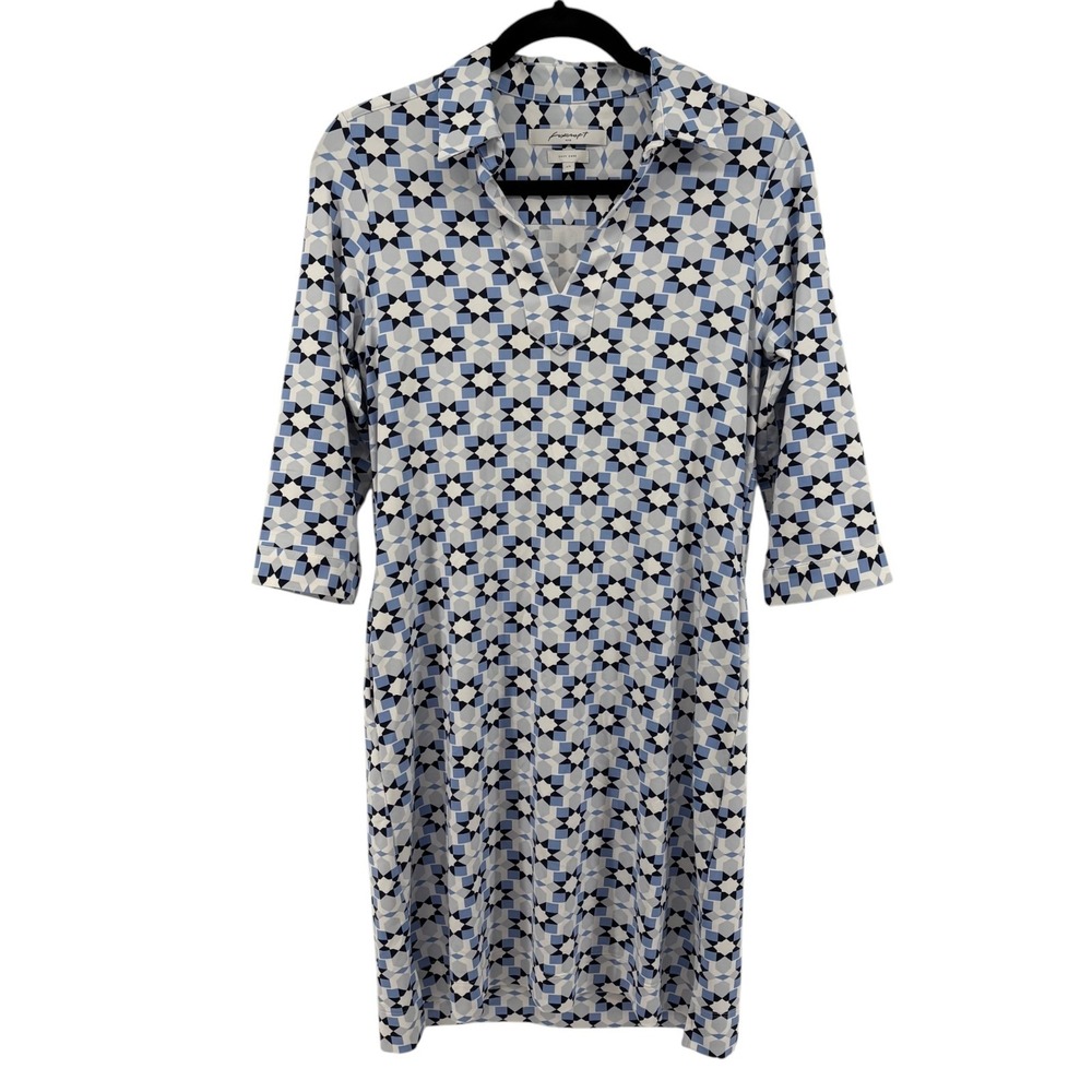 Foxcroft Angel Geometric‎ Shift Dress XS